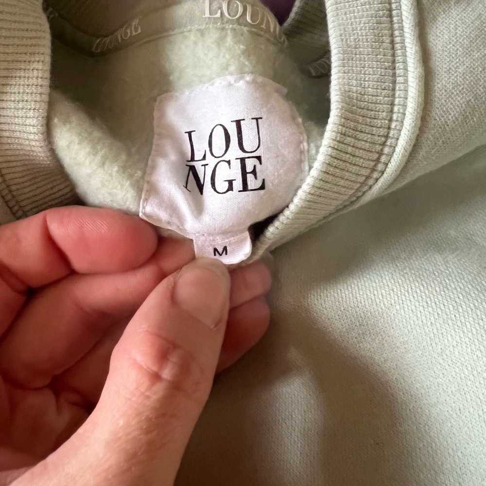 LOUNGE Women's Crew Neck Sweater - light green - Picture 3 of 3